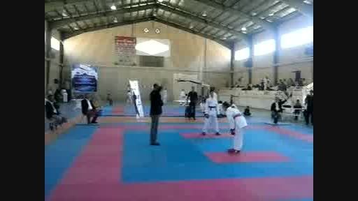 مسابقه کاراته یزدی فولادی با داوری سنسی محمدرضا حامدی