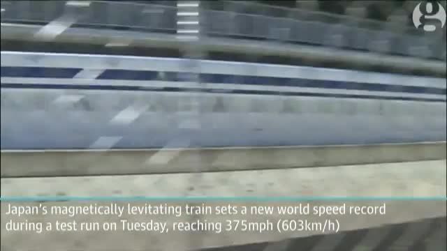 رکورد شکنی قطار مغناطیسی ژاپن - زومیت