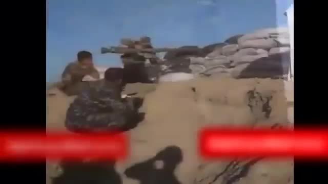قناص داعشی مفخی شده و سربازان حشدالشعبی -عراق - سوریه