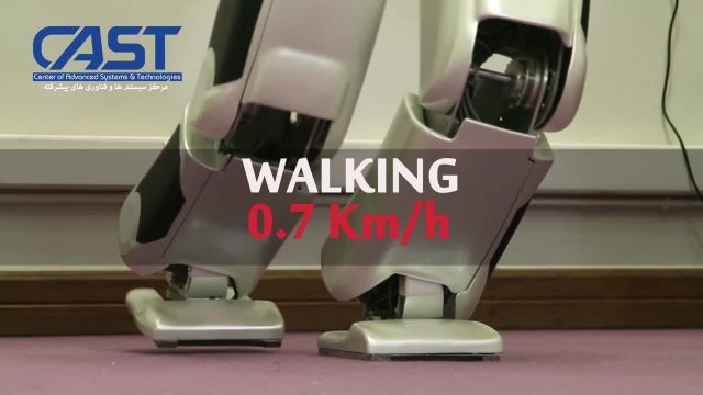 ربات سورنا 3-گام برداری با سرعت 0.7 کیلومتر بر ساعت
