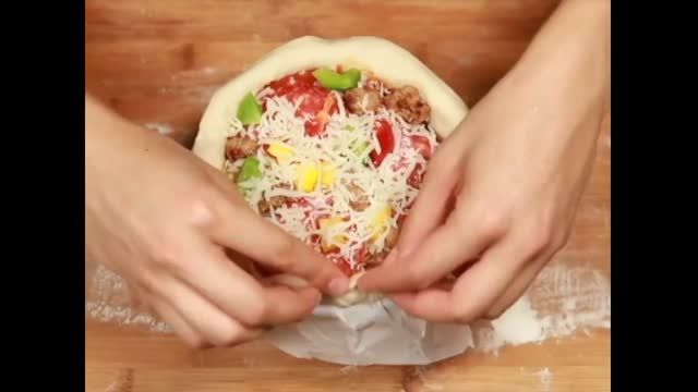 آشپزی سولیکو: کیک پیتزا