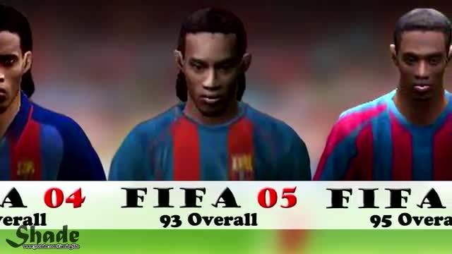 Ronaldinho From FIFA 04 to 15