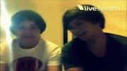 Harry and Louis singing Barbie Girl Twitcam