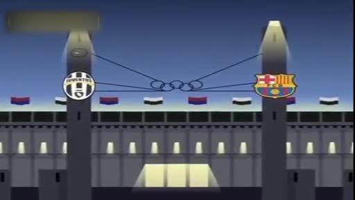 طرح موزائیک هواداران بارسلونا برای فینال برلین