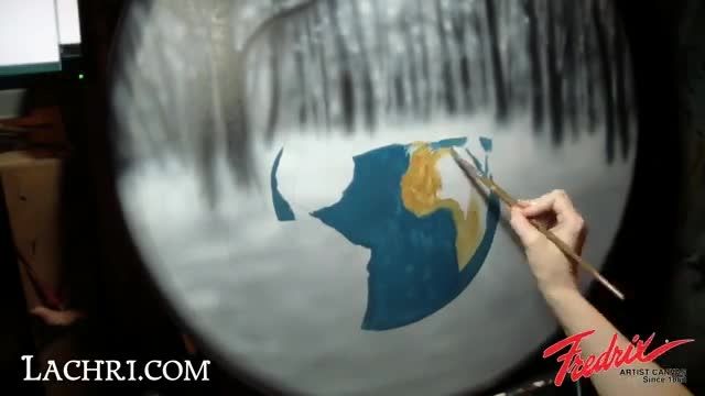 نقاشی پلنگ با آکریلیک - Bazeh.com Painting