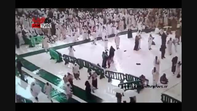 صحنه سقوط جرثقیل در مکه!!!!!!