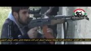 شکار تکتیر انداز تروریست ها توسط تکتیرانداز مقتدر ارتش سوریه
