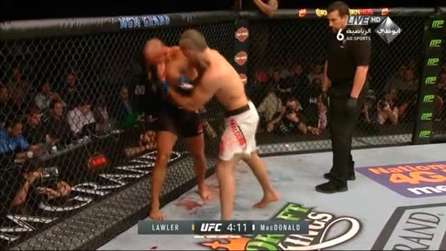 UFC 189 Lawler vs MacDonald 2 - Round 4 - CHAMPIONSHIP