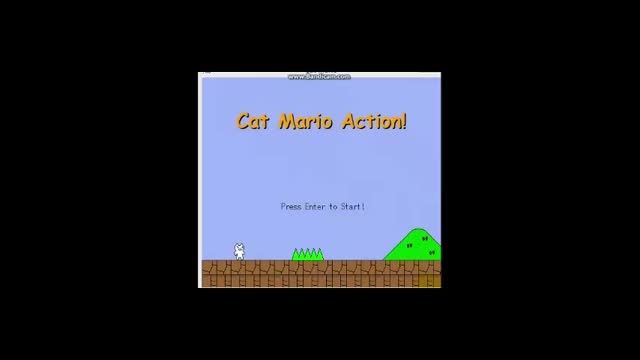 چالش CAT MARIO (گیم پلی خودم )