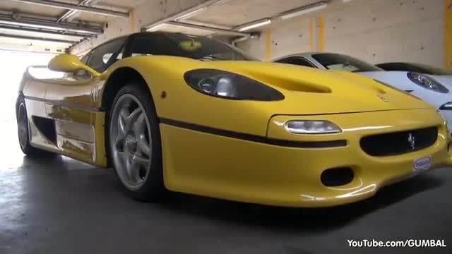 Yellow Ferrari F50 Sound