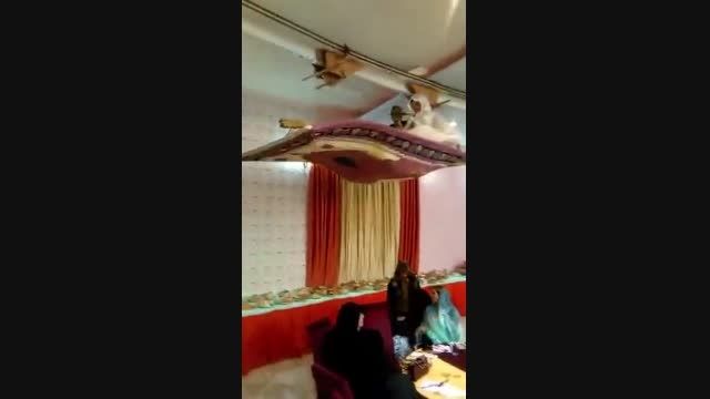 قالیچه پرنده در عروسی ایرانی