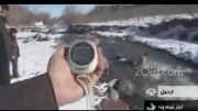 مرد یخی رکورد ایستادن در آبهای سرد