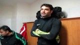 درددل علی نظرمحمدی دروازه بان نساجی با مالک این تیم