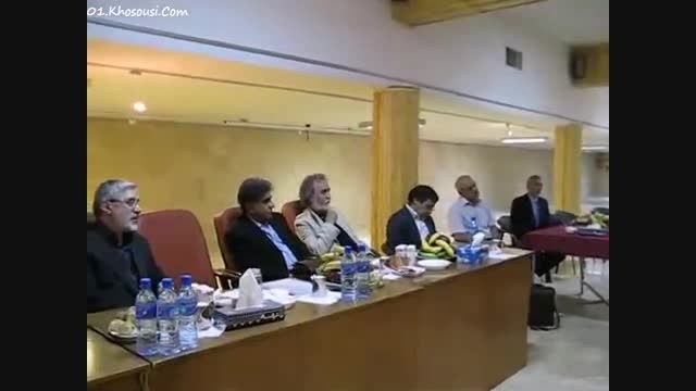 سخن رانی محمدرضا شجریان درحضور میرحسین موسوی