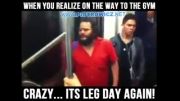 That moment when you realize its leg day again!!