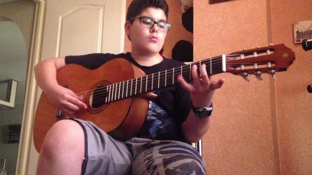 آهنگ asturias با گیتار کار خودم(نظر فراموش نشود)