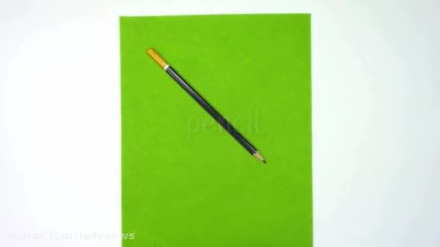 ساخت کیف مداد رنگی با نمد