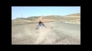 حرکات نمایشی با موتور سیکلت چهارچرخ 2