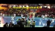 مسابقه والیبال تیم هنرمندان و پیشکسوتان در شهر ساری