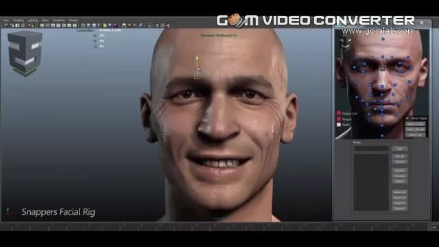 آموزش تریدی مکس-3D Facial Rig Manager for Maya