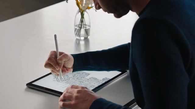 قدرت و دقت بالا قلم iPad Pro