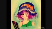 نقاشی من از دختر انیمه ای ~ anime girl
