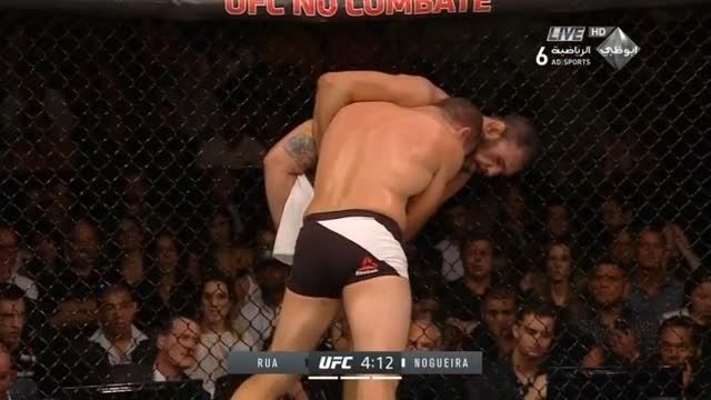 UFC 190 Shogun Rua vs Rogerio Nogueira - Round  3