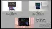 مقایسه باتری ال جی جی 3 و HTC One M8