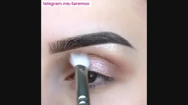 آرایش چشم با مداد آبی زیبا در تارمو
