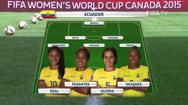 ترکیب : اکوادور VS ژاپن (جام جهانی زنان 2015 کانادا)