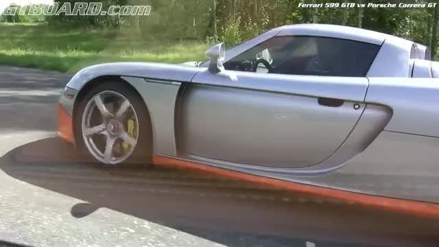 پورشه Carrera GT در مقابل فراری GTB Fiorano