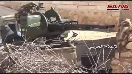 حملات سنگین توپخانه ای ارتش سوریه ضد تکفیری ها