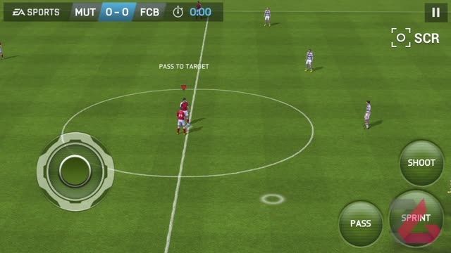 گیم پلی بازی FIFA 15 روی گوشی گلکسی اس 6 سامسونگ