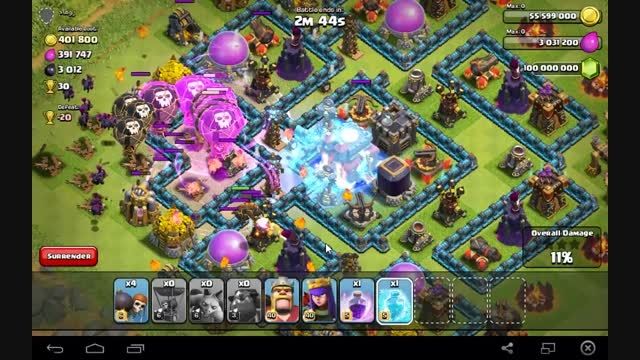 LavaBallonion with Clash of $ouls
