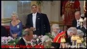 سوتی اوباما در مقابل ملکه ی انگلیستان!!