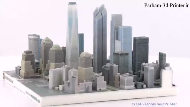 ساخت ماکت یک شهر زیبا با پرینتر سه بعدی