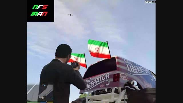 monster Truck با پرچم ایران در V...