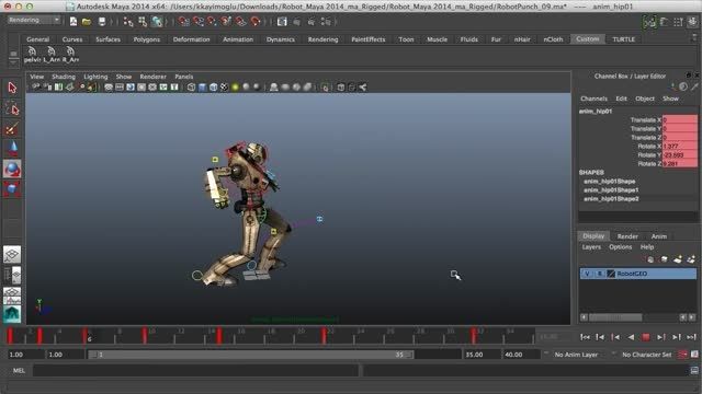 Animating In Game Biped Characters in Maya