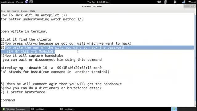 How To Hack Wifi On Autopilot Kali Linux 2015