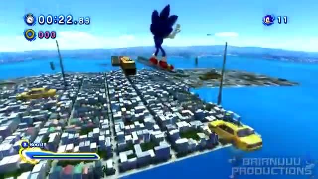Sonic Generations - City Escape Act 2 Speed Run 01:39.8