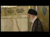 حضورامام خامنه ای در حرم امام رضا(ع)