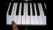 اجرای گام های ماژور بر روی پیانو
