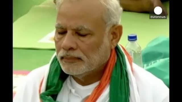 نخست وزیر هند در مراسم روز جهانی یوگا