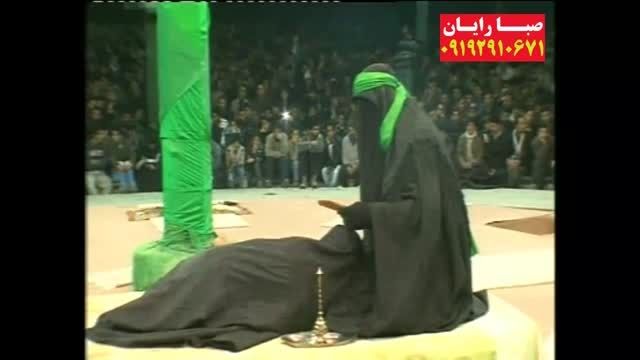 شانه کردن موی زینب تعزیه حضرت زهرا - گلختمی سال 89
