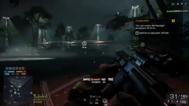 تریلر از گیم پلی نقشه Battlefield 4: Night Operations