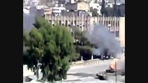 قویترین انفجار تانک در سوریه