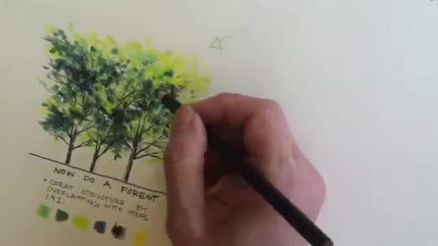 آموزش نقاشی با مداد رنگی 21