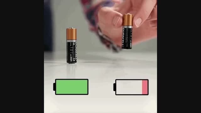 فهمیدن پر یا خالی بودن باتری