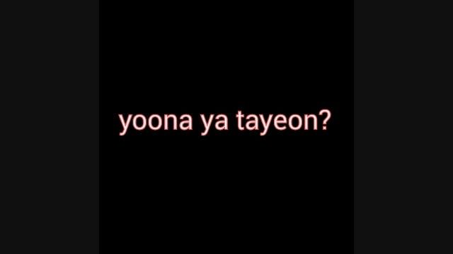 ? yoona ya tayeon
