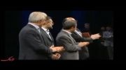سخنرانی اکبر عبدی در حضور احمدی نژاد